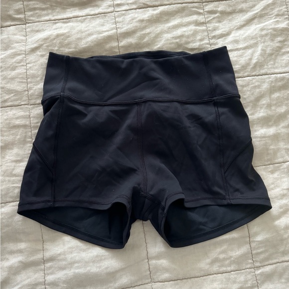 lululemon athletica Pants - Lululemon 4” black biker shorts, size 6, in great condition